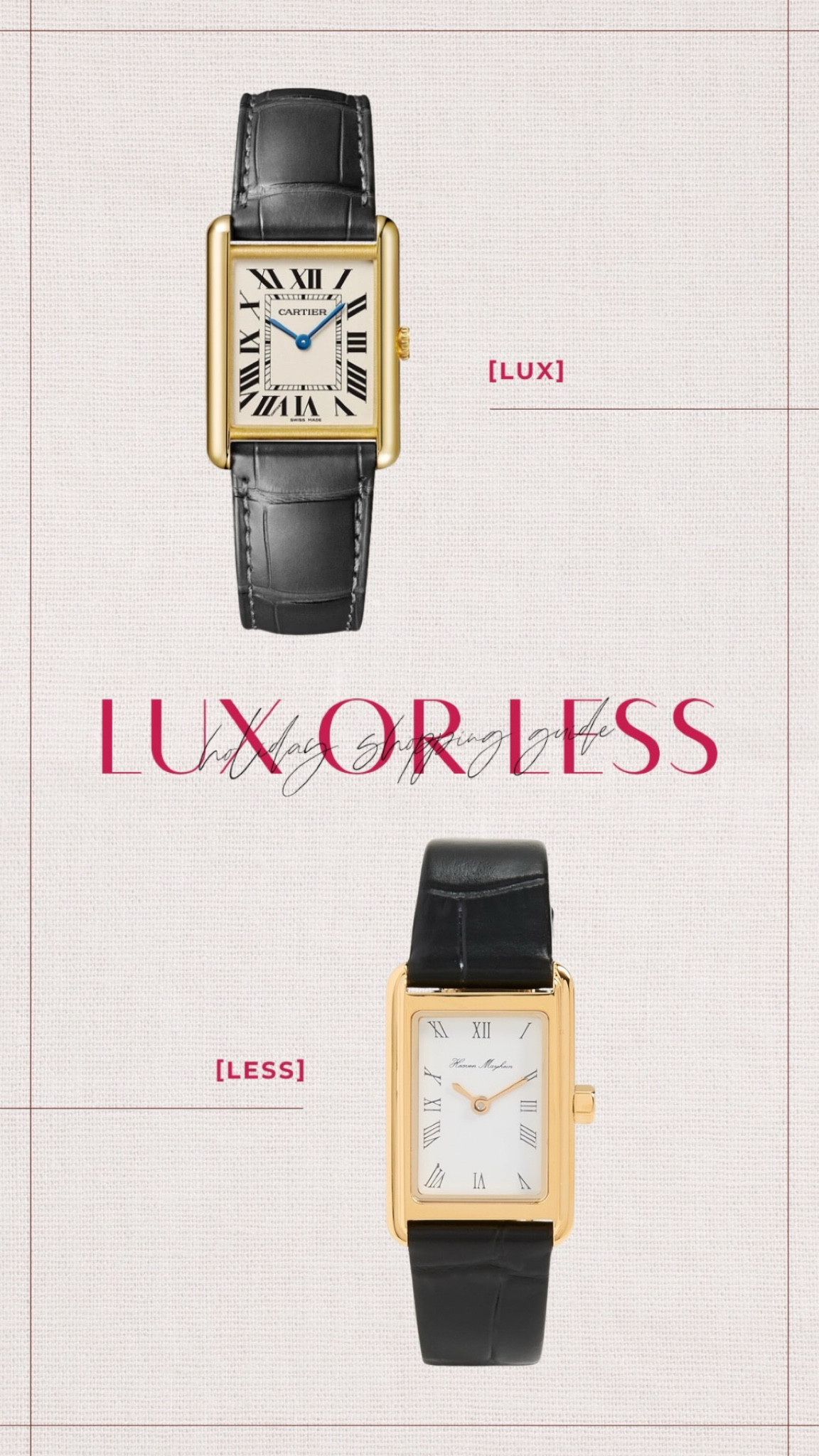 One of my favorite brands for all things accessories, get the look of Cartier without the price! 🖤🕰️

#LTKStyleTip #LTKSeasonal #LTKOver40