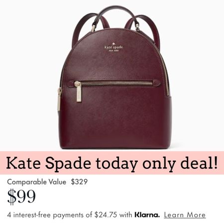 Kate spade backpack 

#LTKunder100 #LTKitbag #LTKsalealert