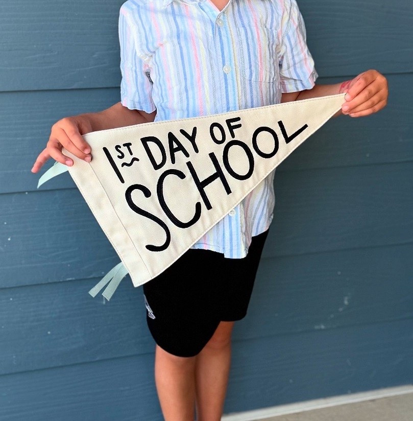 Our favorite back to school sign we use for every year. I love that it’s reusable and has a flip side that says LAST day! I love seeing it change from the start to the end of the year and each year on the first day.

#LTKSeasonal #LTKFamily #LTKKids