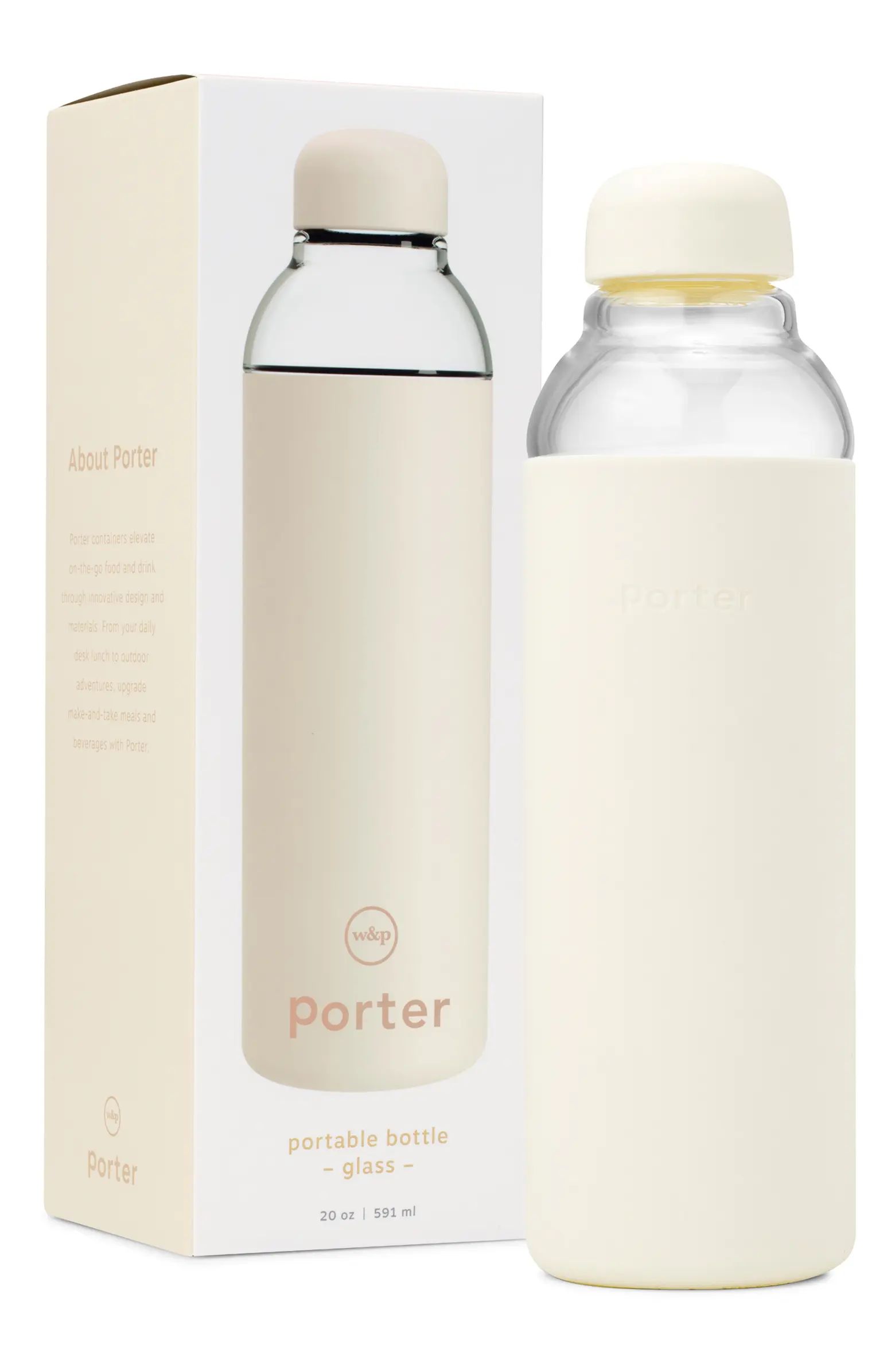 Porter Resusable Glass Water Bottle | Nordstrom
