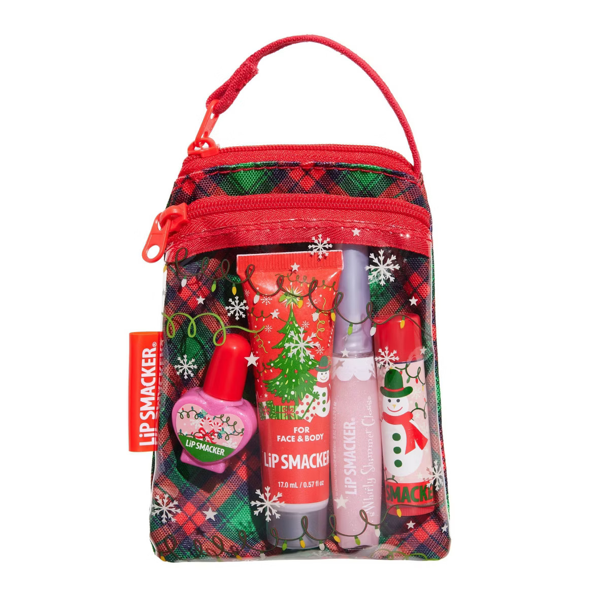 Lip Smacker Holiday Glam Bag Cosmetic Set - 4ct | Target