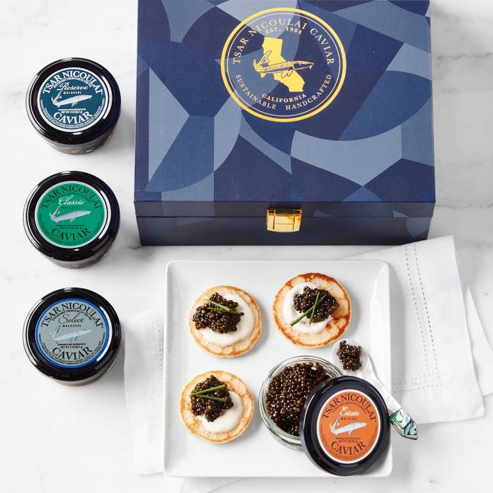 Tsar Nicoulai Caviar Mosaic Box, 2-Oz. Collection | Williams-Sonoma