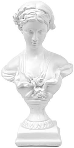 Norrclp Greek Statue of Venus Goddess, Classic Roman Head Bust Greek Mythology Sculpture for Living  | Amazon (US)