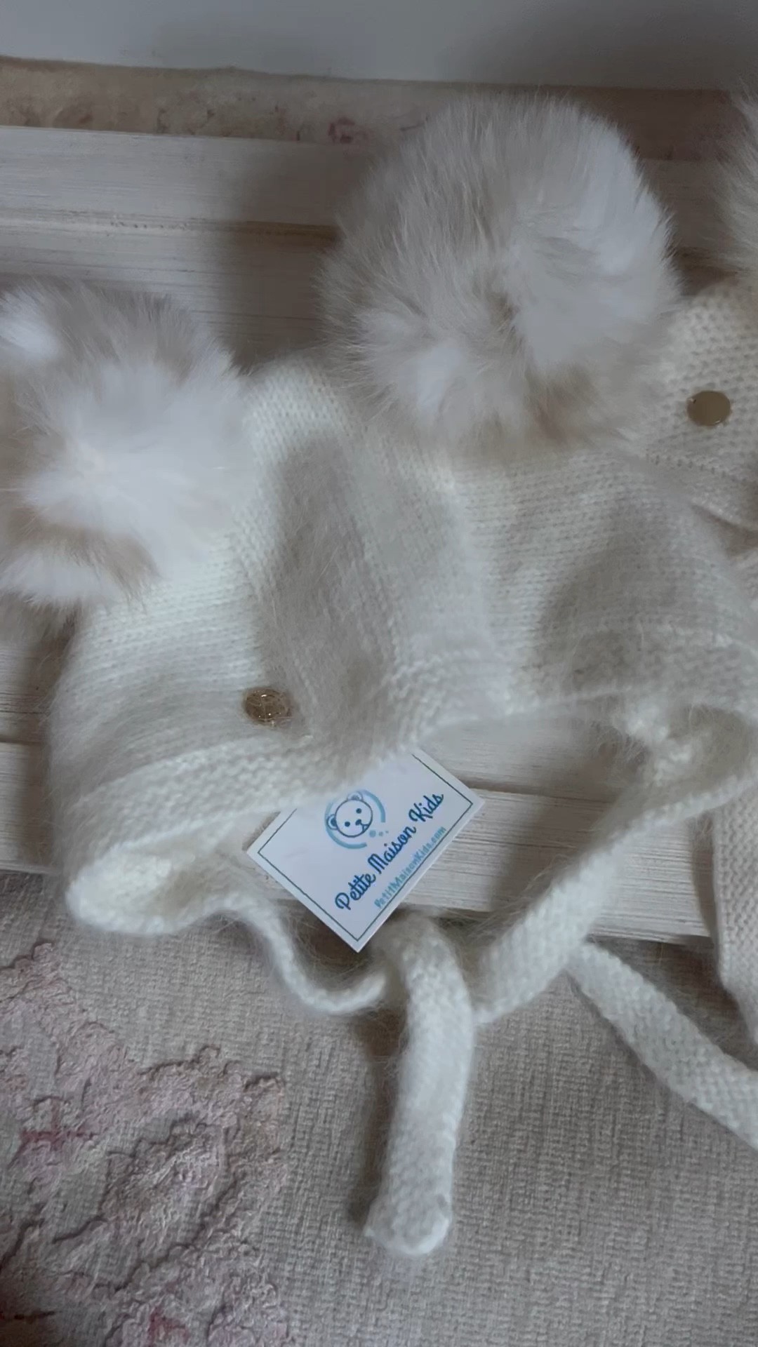 Two new hat styles from petite maison kids cashmere bonnet style double Pom hat and honeycomb beanie

#LTKkids #LTKSeasonal #LTKstyletip