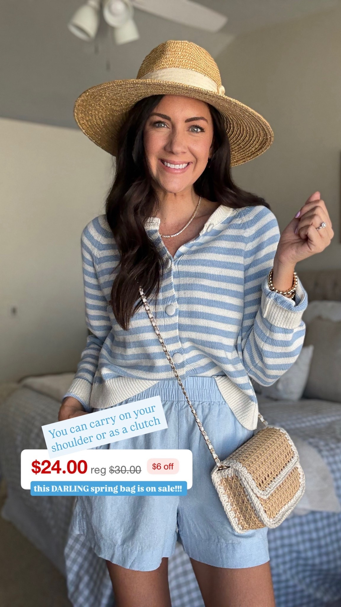 The most darling spring bag is currently on sale at target😍 my favorite one they’ve done this year— you can wear it as a clutch or on your shoulder or even cross body. It would be great if you’re looking for one for Easter or just the warm months in general. ￼

#LTKmomlife #LTKSeasonal #LTKSaleAlert