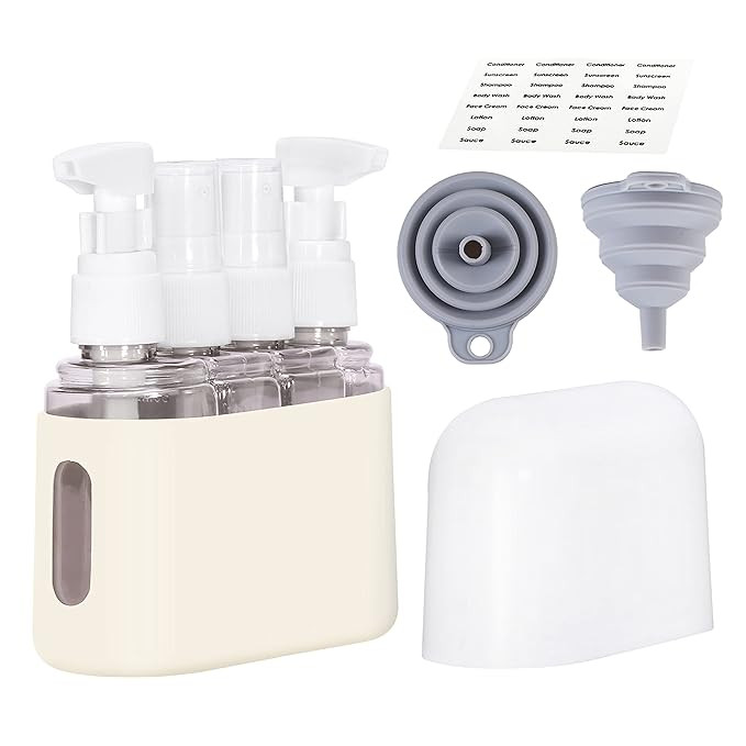 Bpluma Travel Bottles, Leak Proof Containers For Toiletries TSA Approved Airplane Accessories Kit... | Amazon (US)