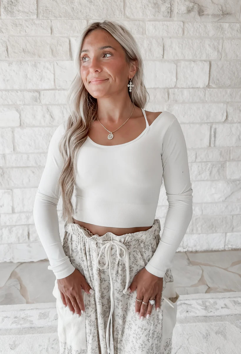 Audrey Casual Top- Bone | CK Squared Boutique