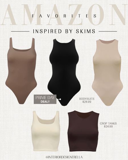 Amazon finds with SKIMS vibes!✨ PRIME DAY bodysuit + $24.99 crop tanks!✨Click on the “Shop Amazon Prime Day” collections on my LTK to shop!🤗 Have an amazing day!! Xo!!


#LTKxPrimeDay #LTKsalealert #LTKFind