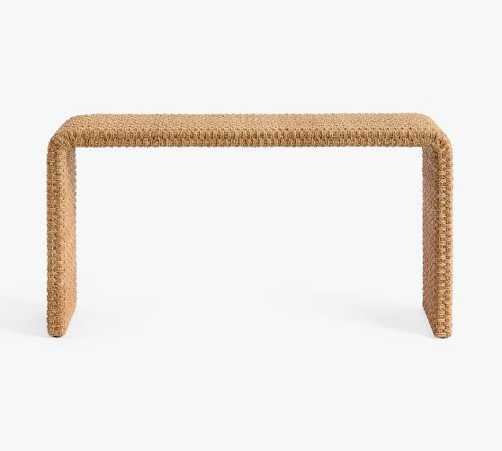 Capitola Woven Console Table (58") | Pottery Barn (US)