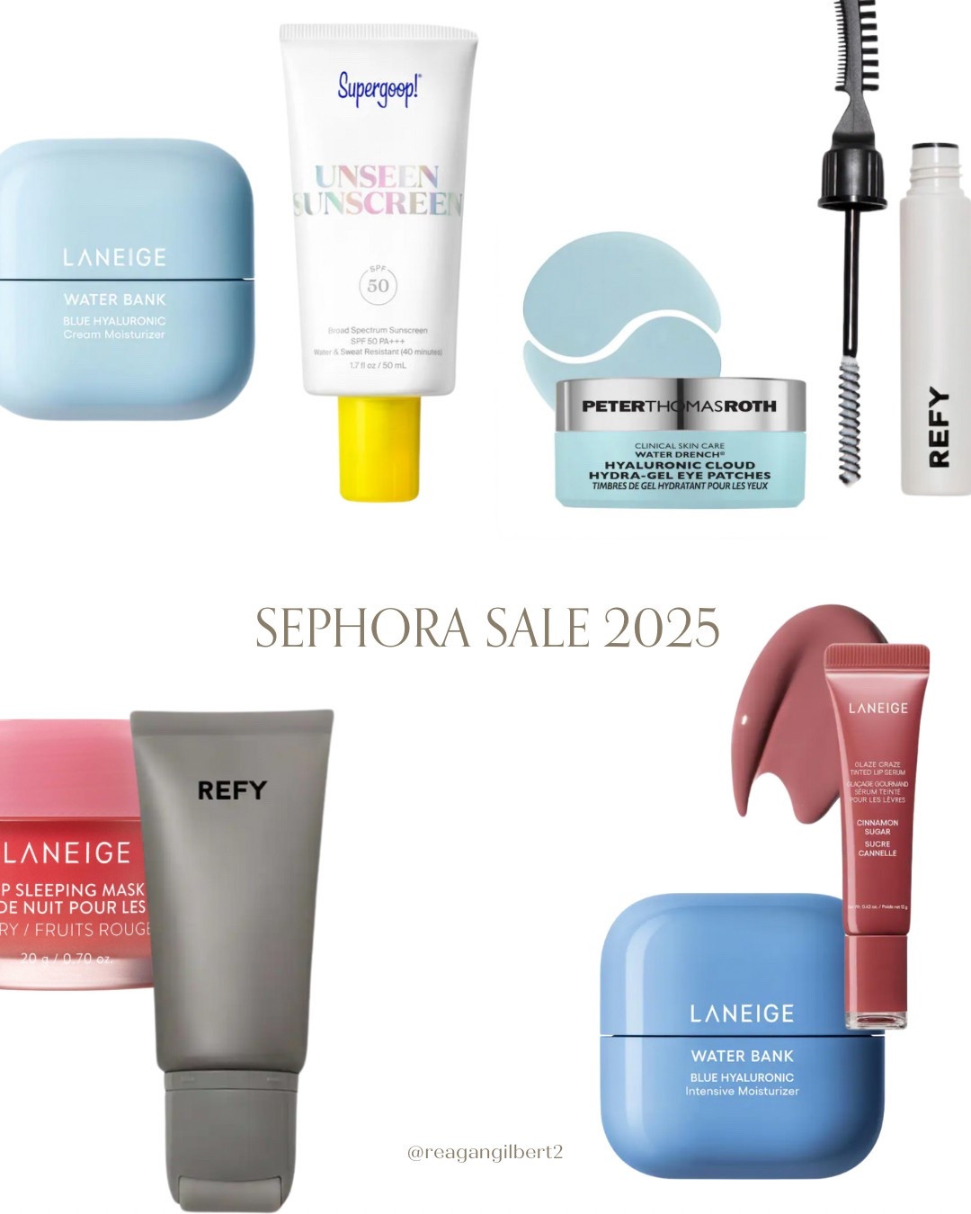 sephora sale 2025 part 2! more skincare favorites. love these laneige moisturizers and lip balms! plus the refy primer + supergoop sunscreen are in my everyday skin care routine 
#skincare #sephora #sephorasale #skincarehaul #makeup 

#LTKFindsUnder50 #LTKSaleAlert #LTKStyleTip
