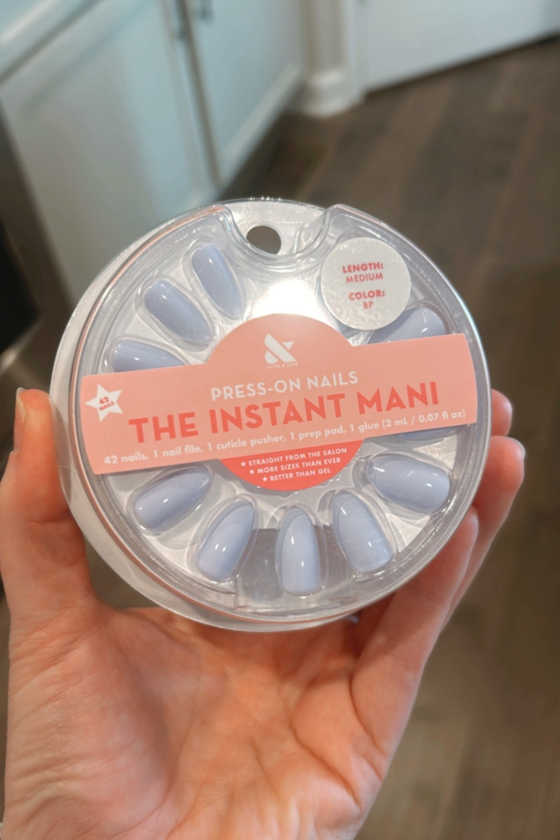 My favorite press-on nails! Only $10. These stay on me for at least 2 weeks. The perfect alternative to going to the salon. Saves so much money and time 

#LTKstyletip #LTKfindsunder50 #LTKbeauty