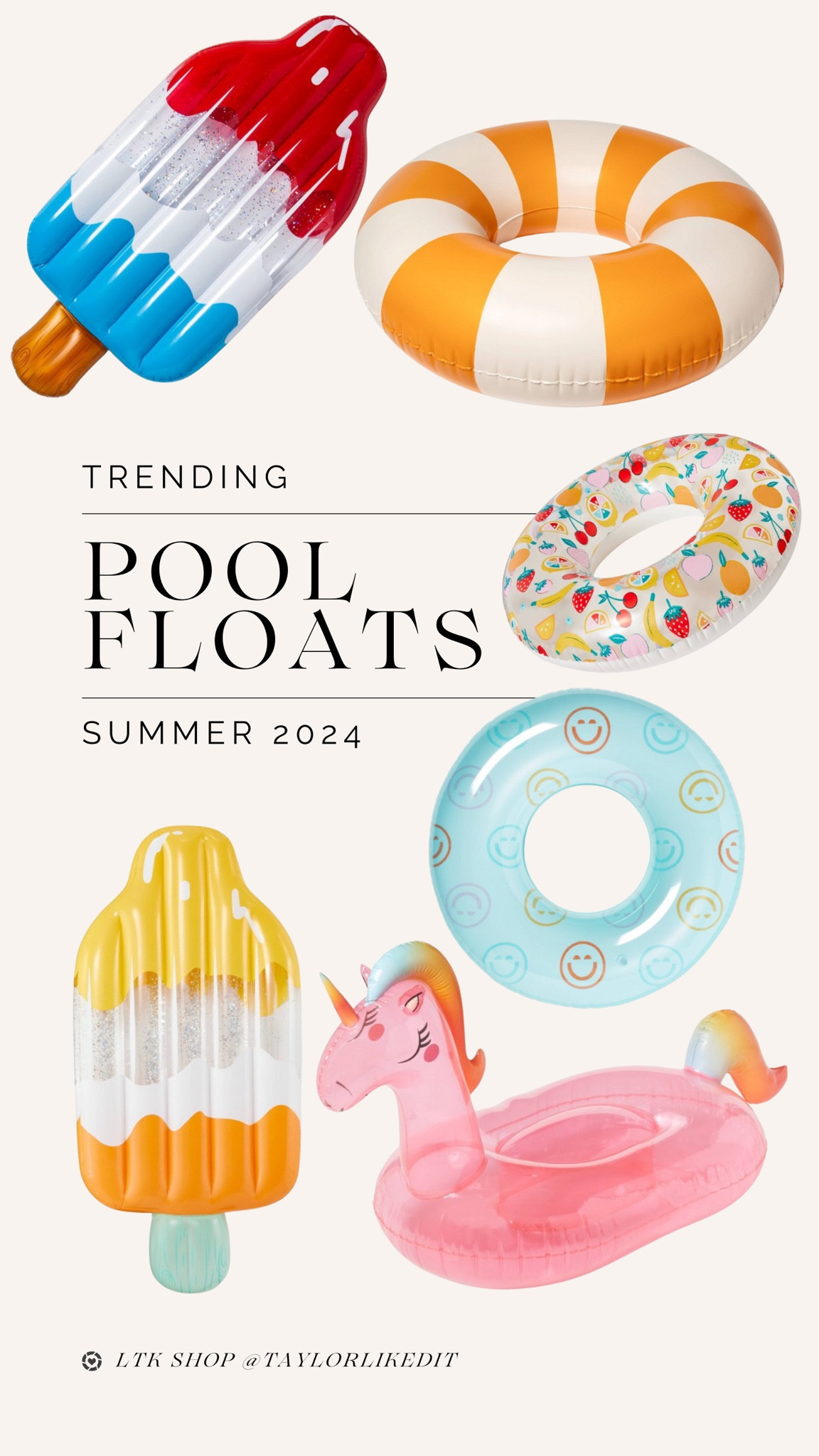 Target Pool Floats! They all hold up well for the season and add some fun color in your pool!

Scroll down to shop!

#poolfloats #summerfinds #targetsummer

#LTKSwim #LTKSummerSales #LTKSeasonal