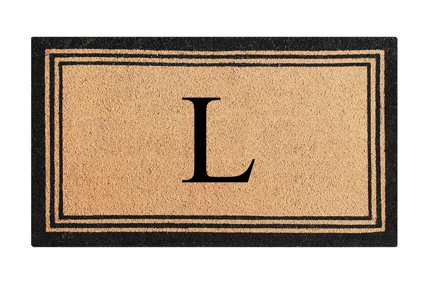 DeHond Pure Natural Coir Non-Slip Outdoor Door Mat | Birch Lane