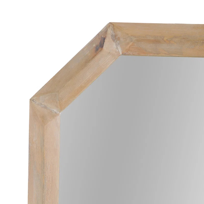 Meserve Rectangle Wood Floor Mirror | Wayfair North America