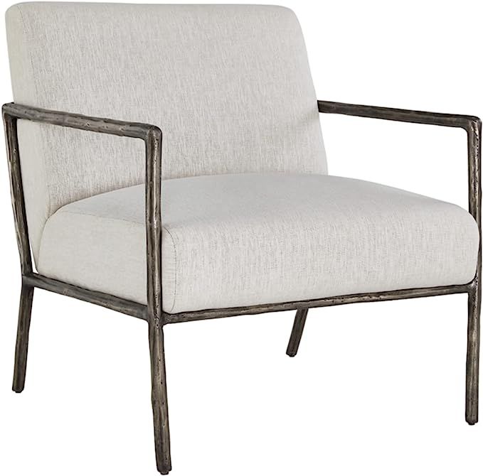 Signature Design by Ashley Ryandale Accent Chair, 30"W x 36"D x 34"H, Linen | Amazon (US)