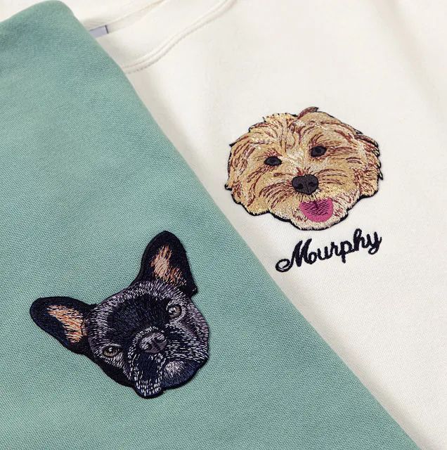 Custom Pet Embroidered Sweatshirt | UncommonGoods