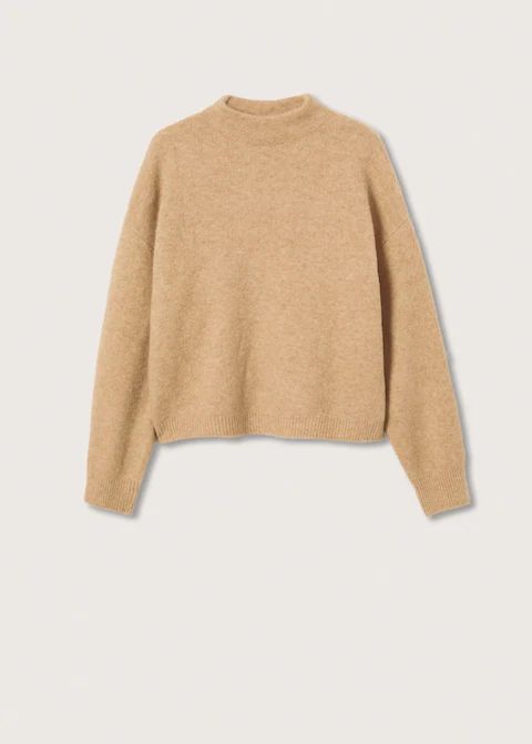 Knitted cropped sweater | MANGO (UK)