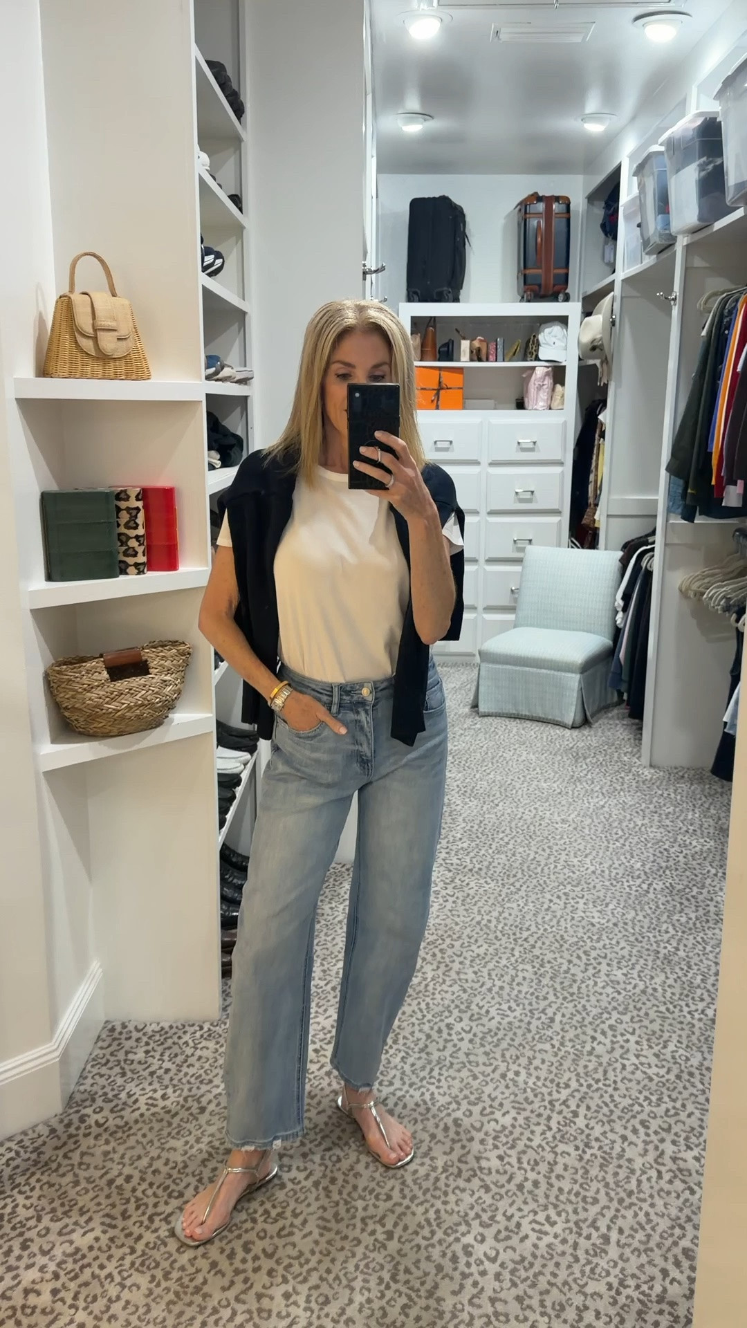 Casual weekend fit 
Love the 🇺🇸 lightweight sweater

#LTKootd #LTKOver40 #LTKTravel