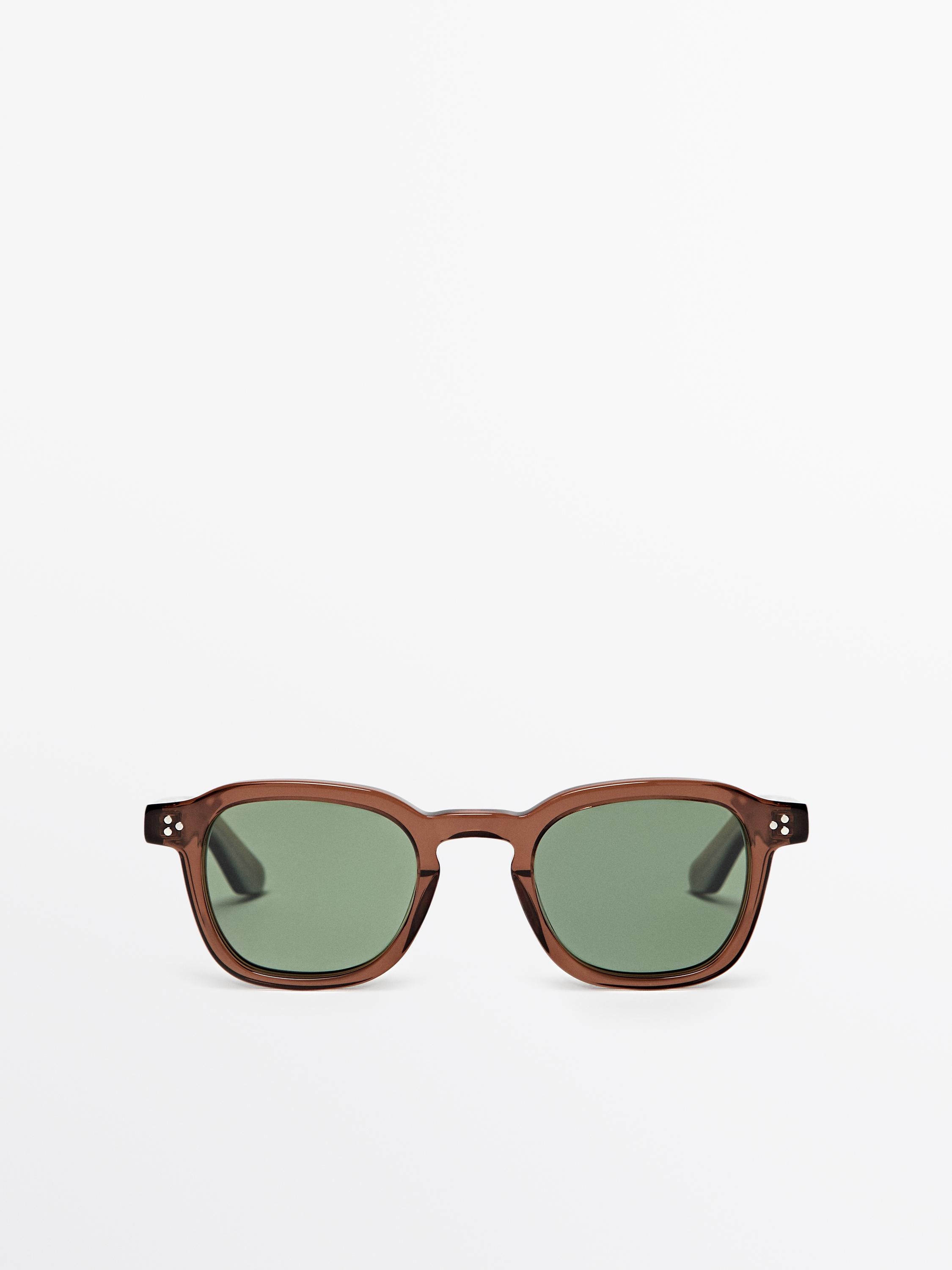 Round sunglasses | Massimo Dutti US