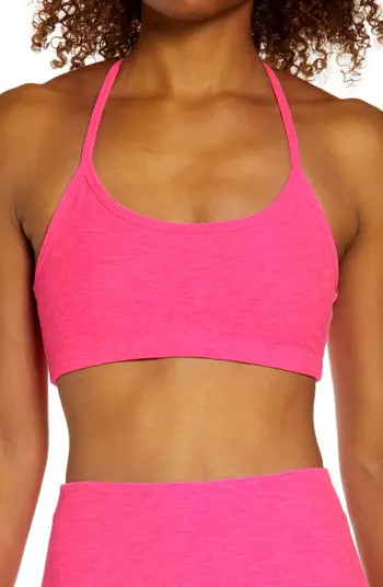 Space Dye Slim Racerback Sports Bra | Nordstrom