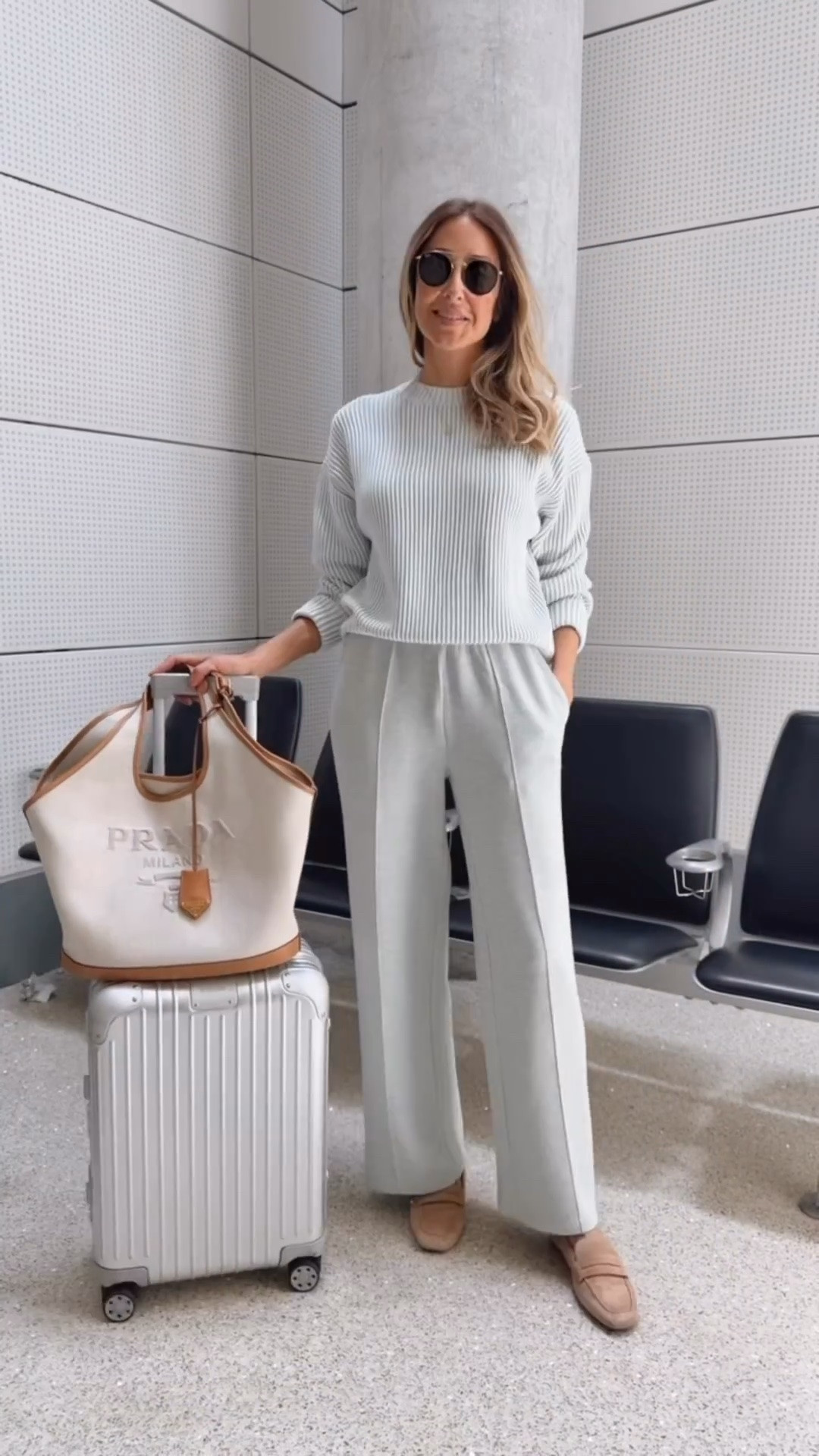 Travel outfit idea raft I love so much! Ultra comfortable, elegant, and stylish.
Everything fits true to size and I’m wearing size small
Travel outfit 
Airport outfit

#LTKU #LTKOver40 #LTKTravel