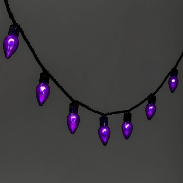 20ct LED Halloween String Lights Purple Flicker - Hyde &#38; EEK! Boutique&#8482; | Target