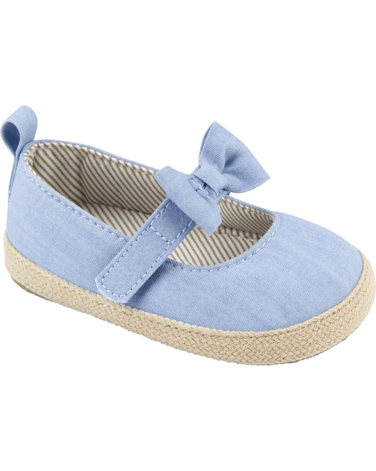 Chambray Baby Chambray Mary Janes | carters.com | Carter's