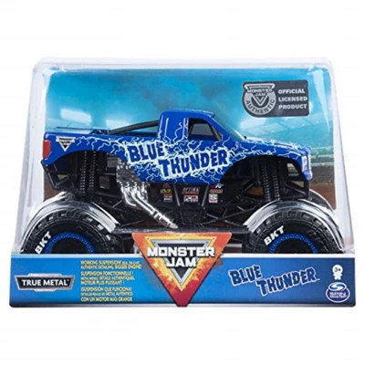 Monster Jam, Official Blue Thunder Monster Truck, Die-Cast Vehicle, 1: 24 Scale | Target