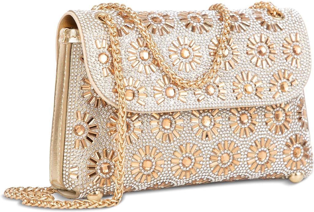 Evening Bling Handbags Crystals Rhinestone Purses，Shoulder Bags Crossbody Bag for Women Clutch ... | Amazon (US)