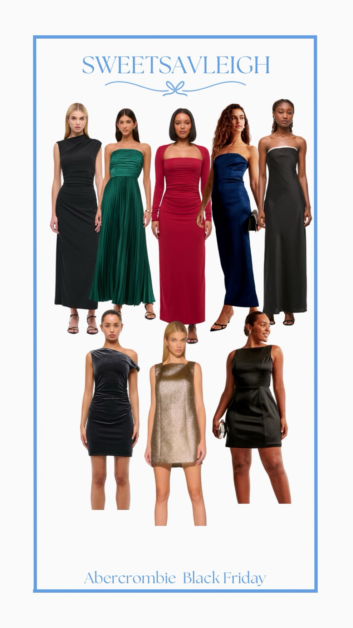 Abercrombie Black Friday sale on winter wedding guest dresses! 

#LTKCyberWeek #LTKWedding #LTKHoliday