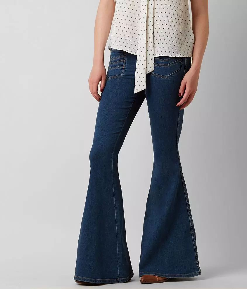 Free People High Rise Stella Flare Stretch Jean | Buckle