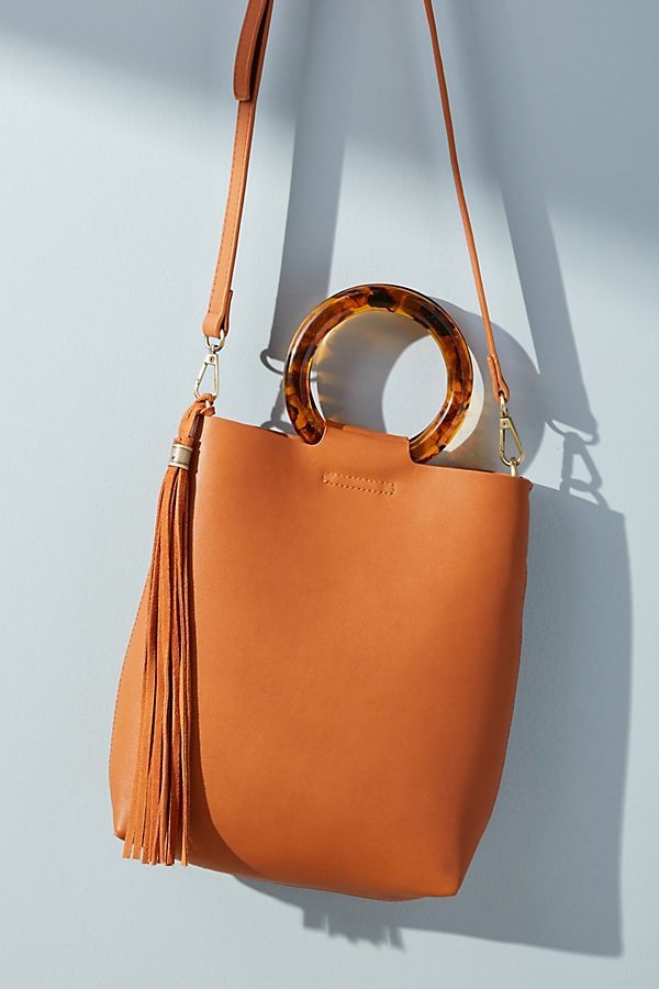 Lucite-Handled Tote Bag | Anthropologie (US)