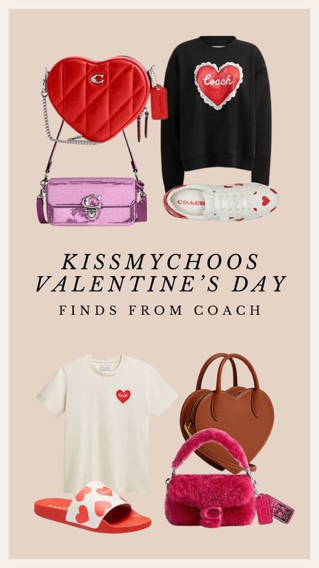 Coach has so many cute Valentine’s Day-themed items, from sneakers to sweaters to heart-shaped handbags ❤️

Order by end of day Friday for delivery by Valentine’s Day!

#LTKSeasonal #LTKitbag #LTKshoecrush