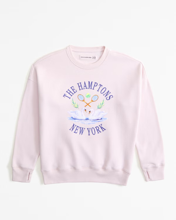 girls destination crew sweatshirt | girls | Abercrombie.com | Abercrombie & Fitch (US)