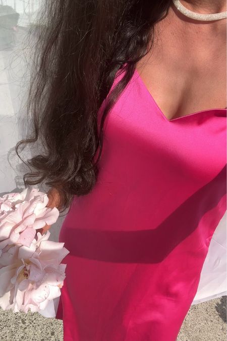 Pink wedding guest dress
Summer wedding guest dresss
90s fashion trends ; slip dresses 


#LTKsummer #LTKpartywear #LTKwedding