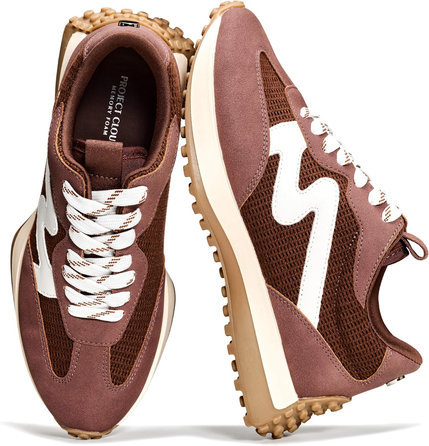 Project Cloud Lace Up Fashion Sneakers for Women Lightweight Womens Shoes | Amazon (US)