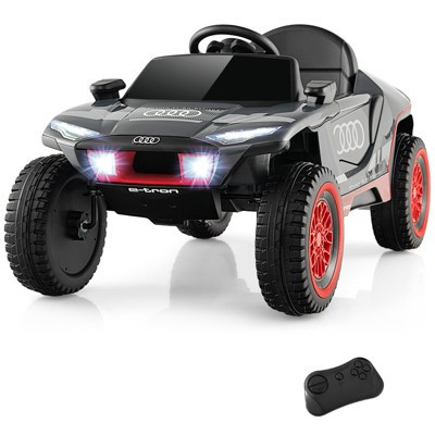 Costway 12V Licensed Audi Kids Ride On Car with 2.4G Parent Remote Control LED Lights | Target