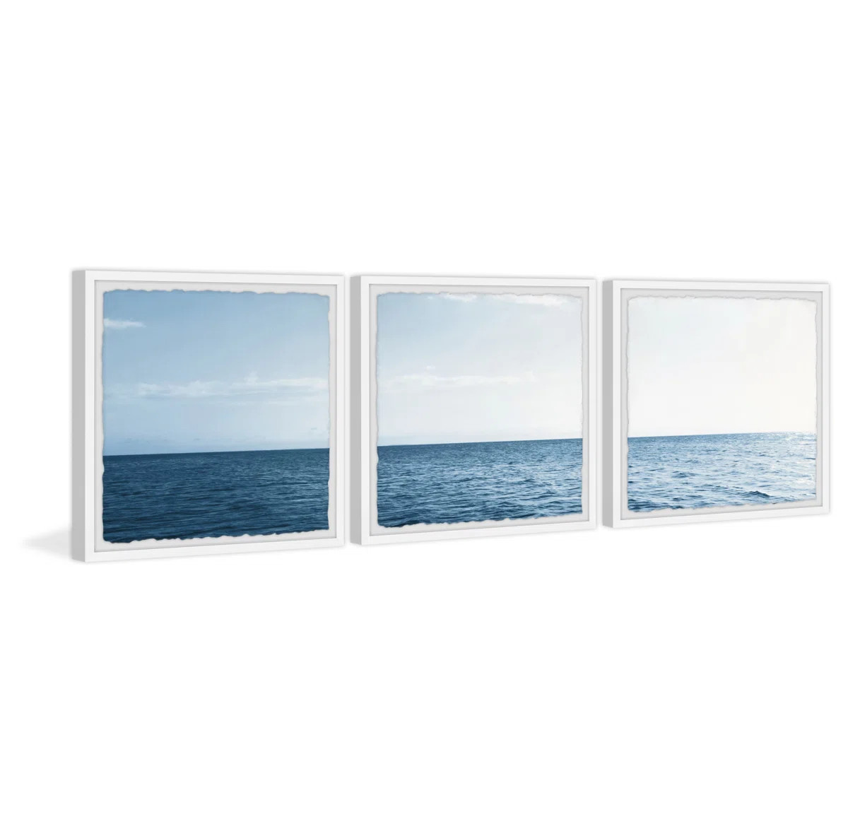 " Panoramic Sea " by Marmont Hill 3 - Pieces | Wayfair North America