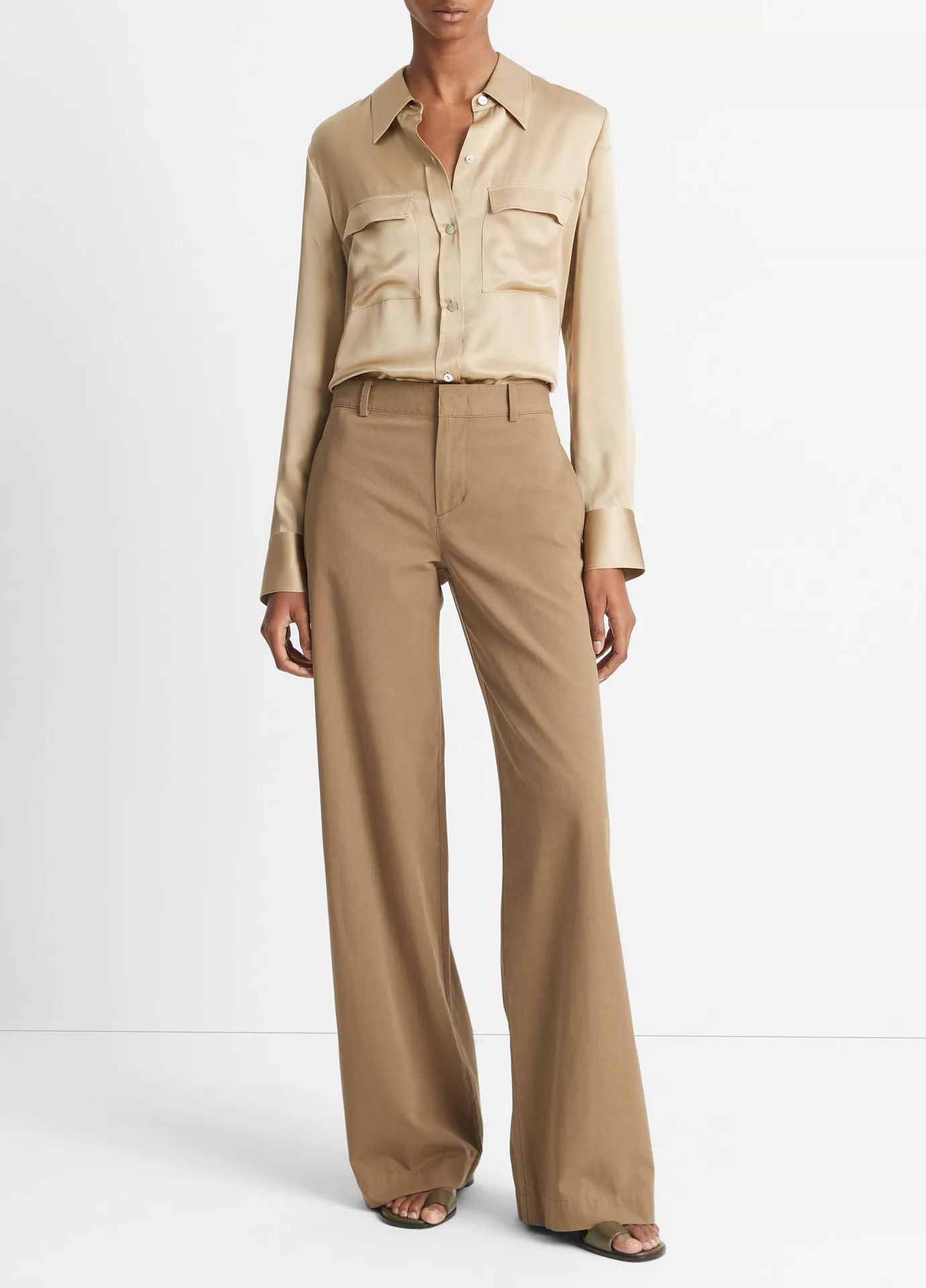 Cotton Wide-Leg Pant | Vince LLC