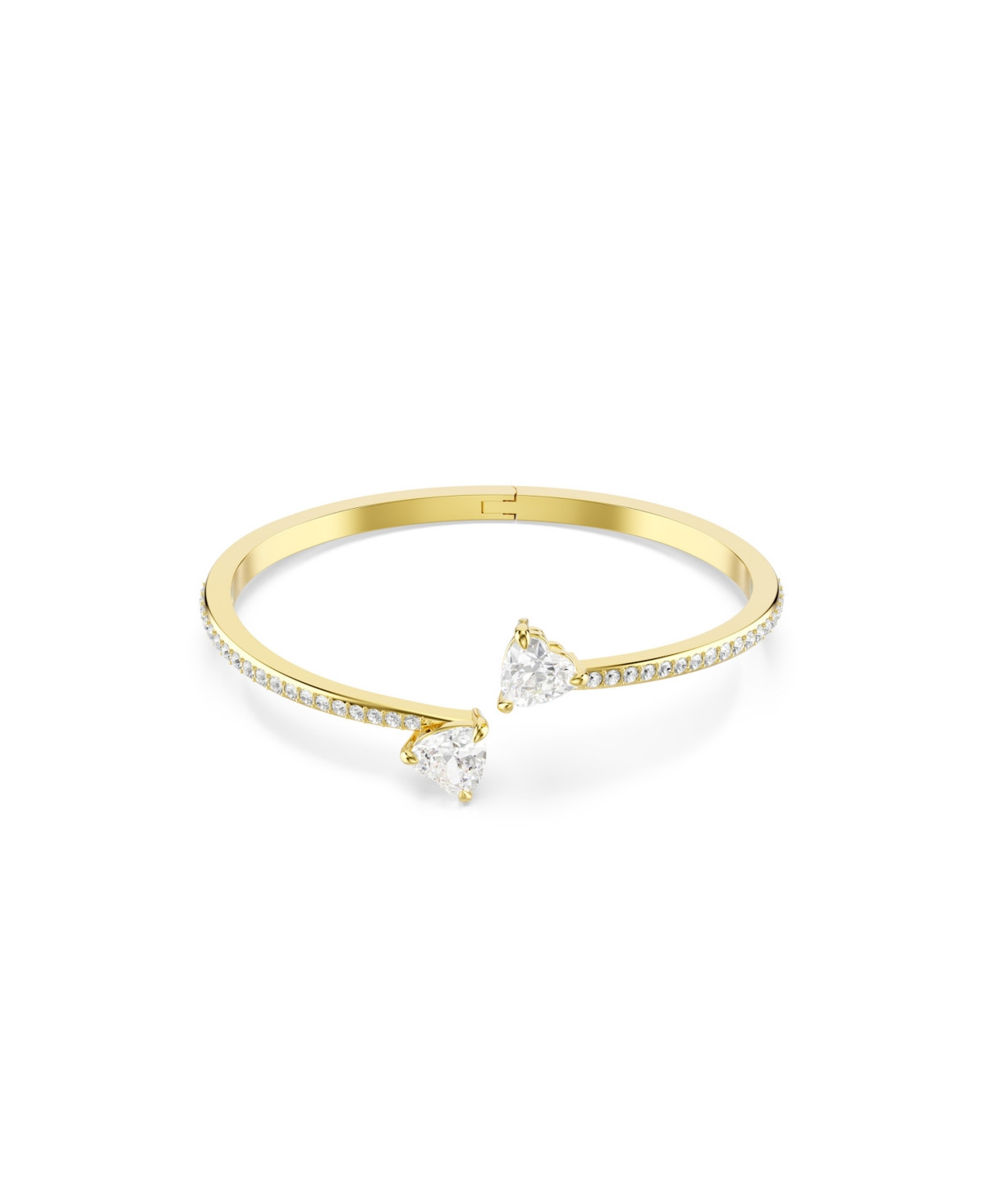 Swaroski Mesmera Gold-Tone Plated Attract Bangle - Gold | Macy's