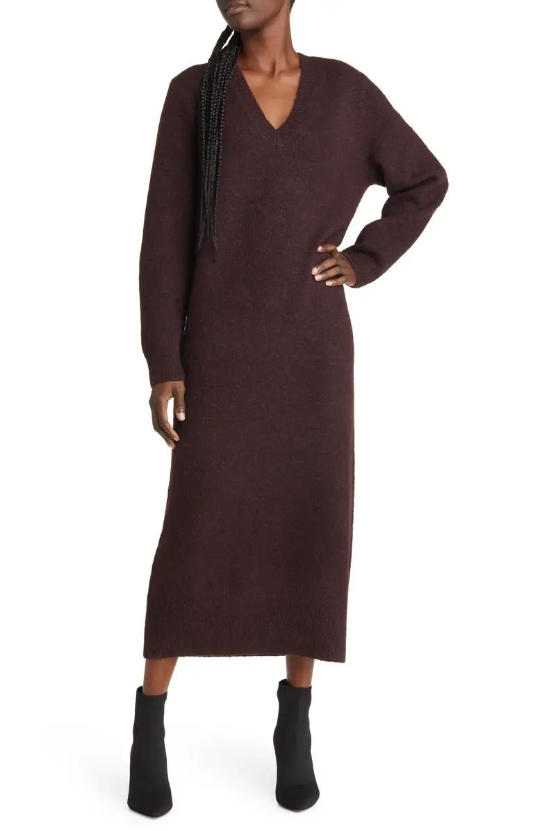 Topshop Long Sleeve Sweater Dress | Nordstrom | Nordstrom