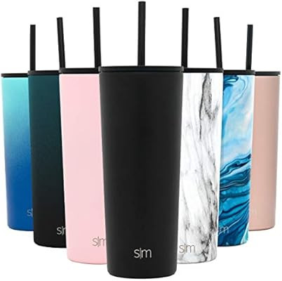Simple Modern Classic Insulated Tumbler with Straw and Flip or Clear Lid Stainless Steel Water Bo... | Amazon (US)