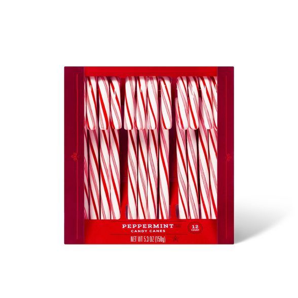 Holiday Peppermint Candy Canes - 5.3oz/12ct - Wondershop™ | Target