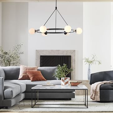 Hayes 5 Light Chandelier (35") | West Elm (US)