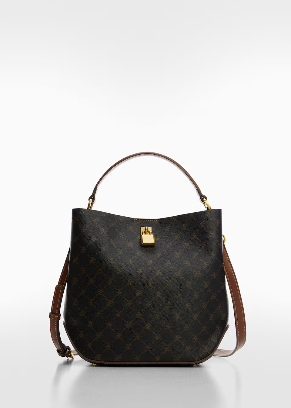 Shopper bag with padlock -  Women | Mango USA | MANGO (US)