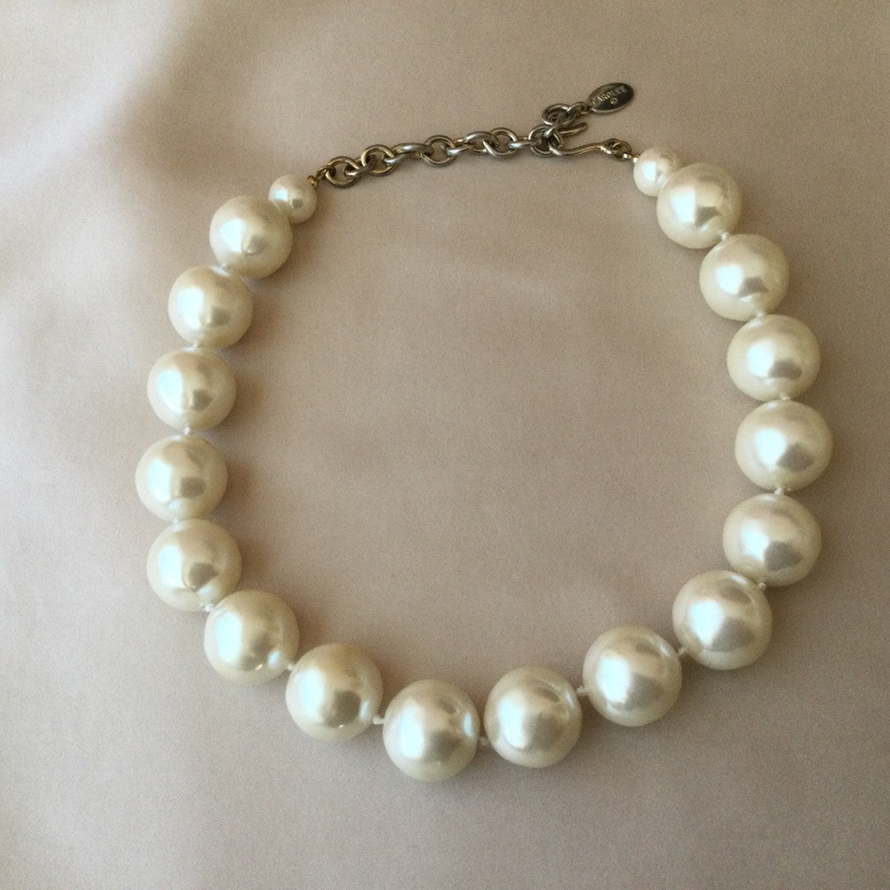 Carolee Large Pearl Choker Necklace | Poshmark