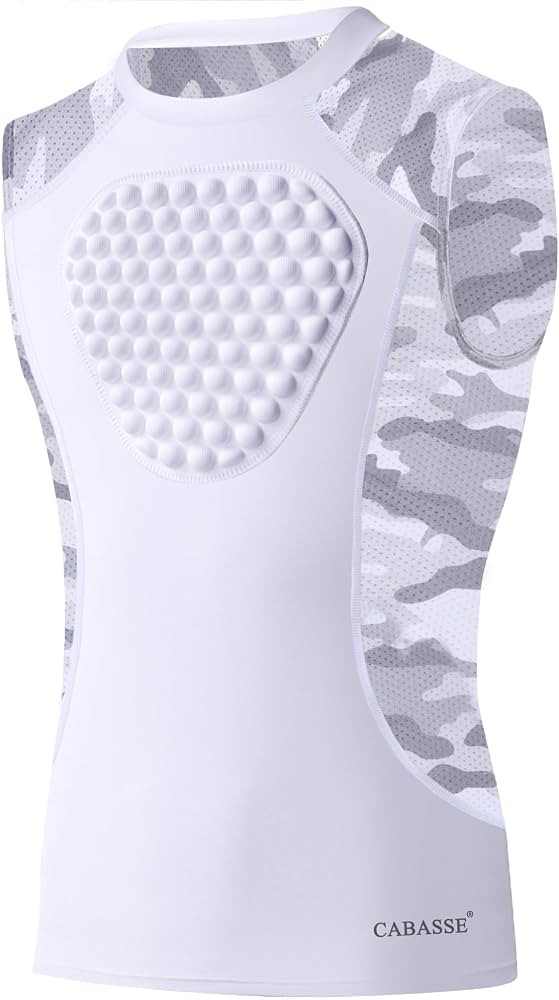 Cabasse Youth Chest Protector, Heart-Guard/Sternum Protection Shirt for Baseball, Football, T Bal... | Amazon (US)