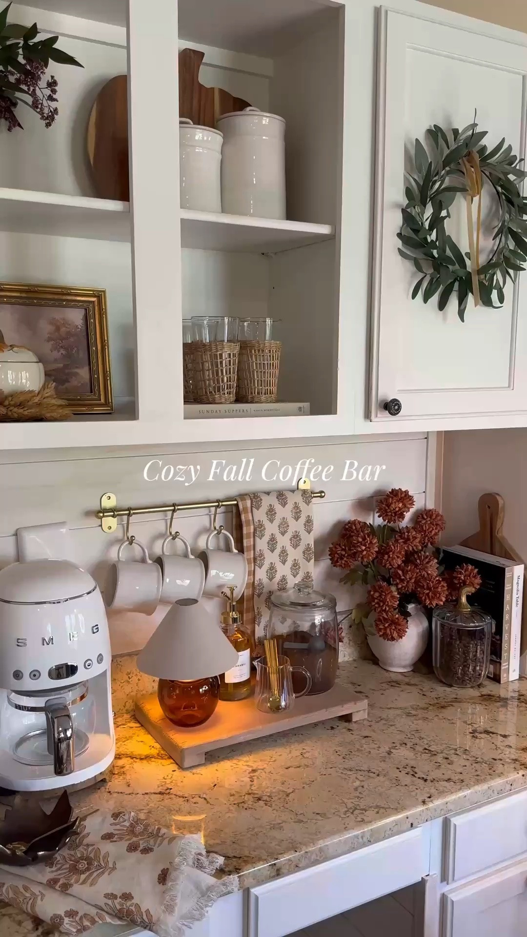 Cozy Fall Coffee Bar 🍂☕️

Giving the coffee bar a little fall refresh with warm autumn tones, pretty florals, seasonal details, and all those cozy layers that make this corner feel extra inviting. 🤎 There’s just something about a cozy coffee setup this time of year!

Follow @farmtotablecreations on Instagram for more home finds and styling inspiration.

#FallDecor #FallHomeDecor #CozyFall #FallCoffeeBar #CoffeeBarDecor #FallDecorating #CozyHome #AutumnDecor #FallHome #HomeDecor #SeasonalDecor #CoffeeBarInspo #FallInspo #AmazonHome

#LTKSeasonal #LTKHome #LTKSaleAlert