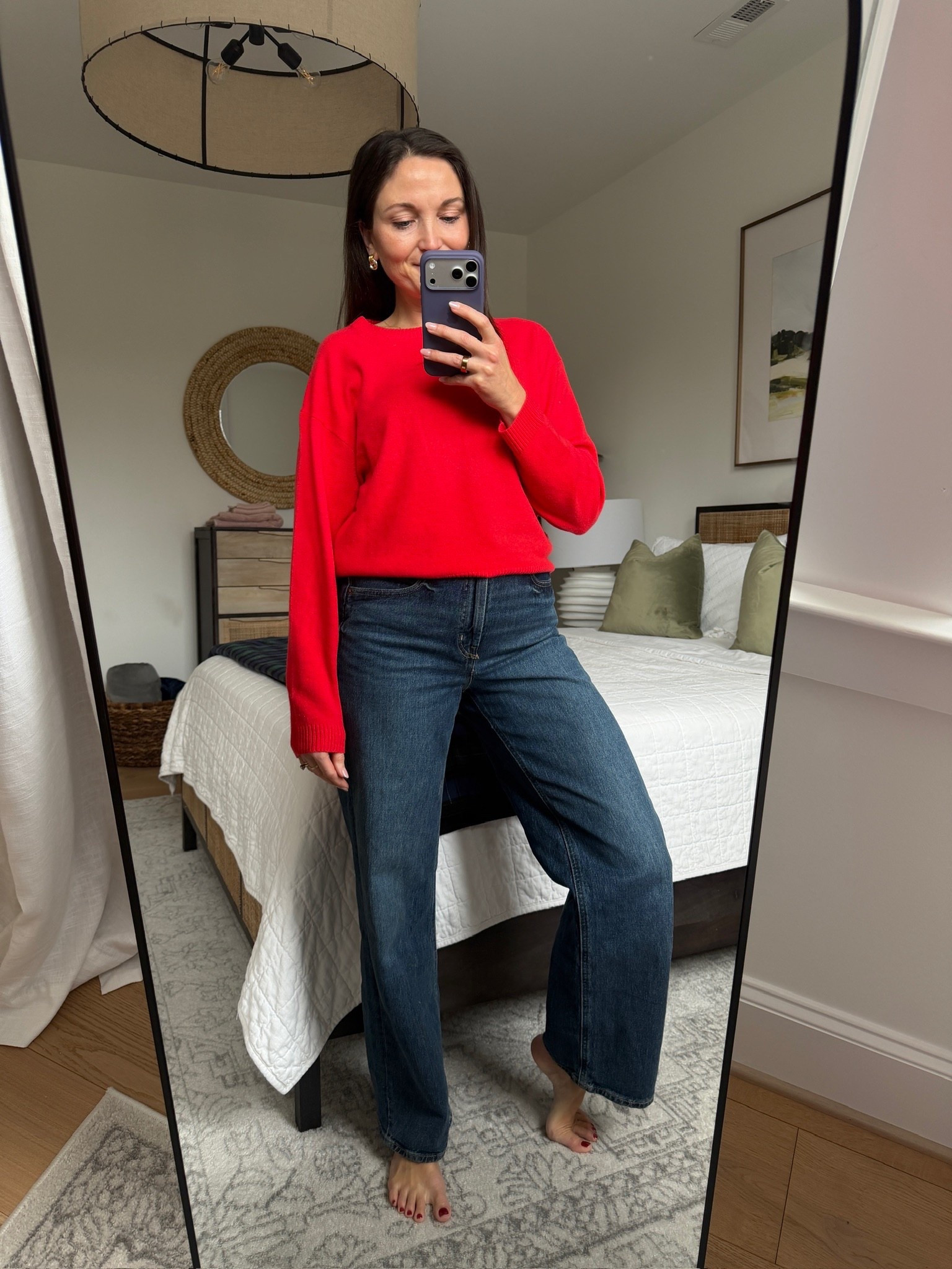 Holiday Outfit Idea | Christmas Outfit Idea | Red Sweater | Cashmere Sweater 

#LTKSeasonal #LTKHoliday