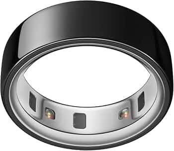 Oura Ring 4 - Black - Size 8 - Smart Ring - Size First with Oura Ring 4 Sizing Kit - Sleep Tracki... | Amazon (US)